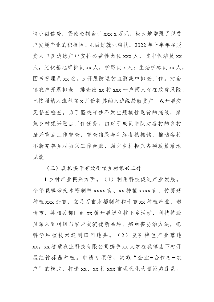 2022年上半年工作总结和下半年工作计划(镇乡).docx,第3页预览