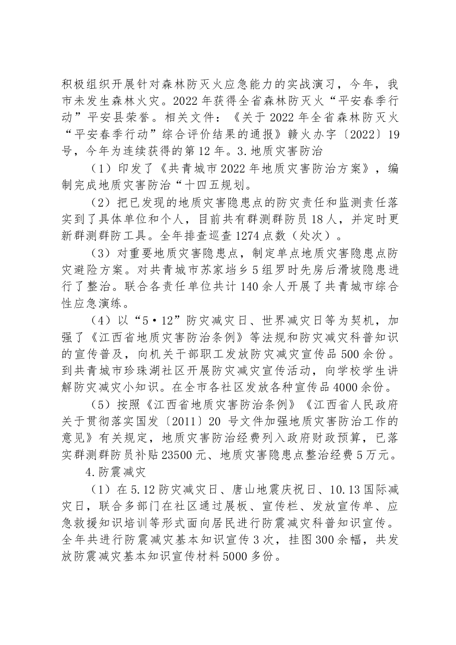 共青城市应急管理局2022年工作总结和2023年工作计划.docx,第4页预览