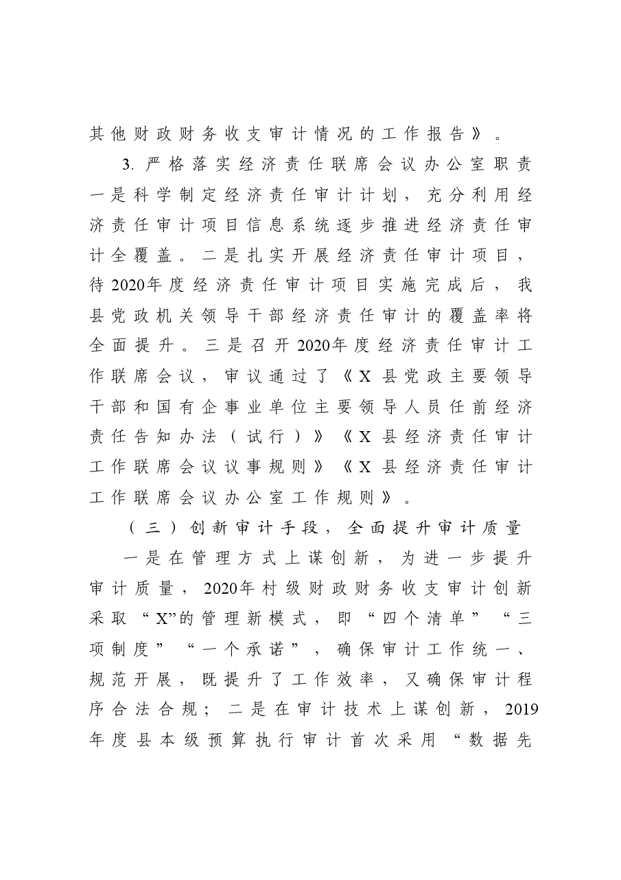 县审计局工作总结暨工作计划.docx,第4页预览