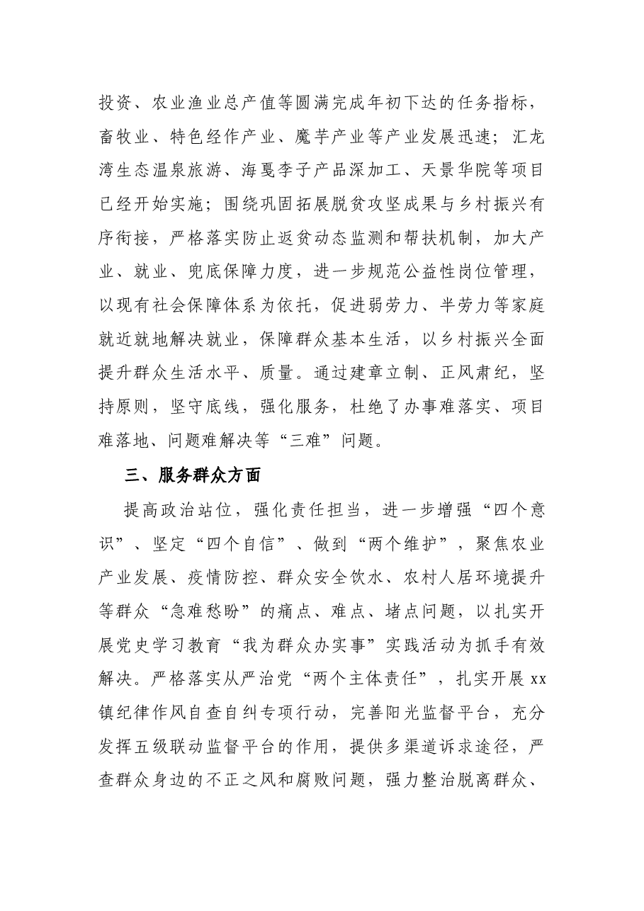 镇人民政府2021年度工作情况总结.docx，第3页预览