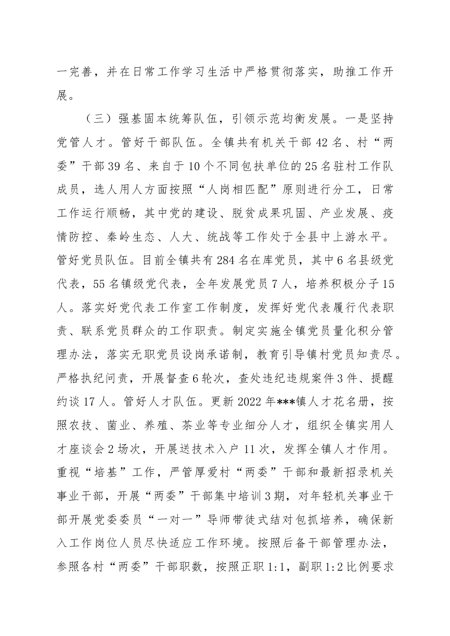 乡镇2022年党建工作总结.docx,第3页预览