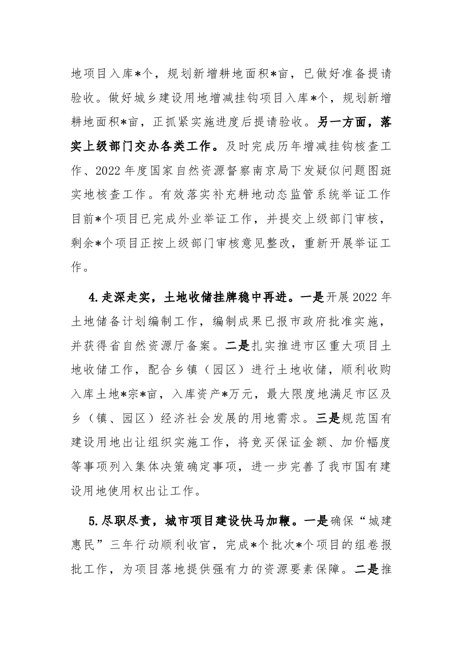 市自然资源和规划局2022年工作总结.docx,第4页预览