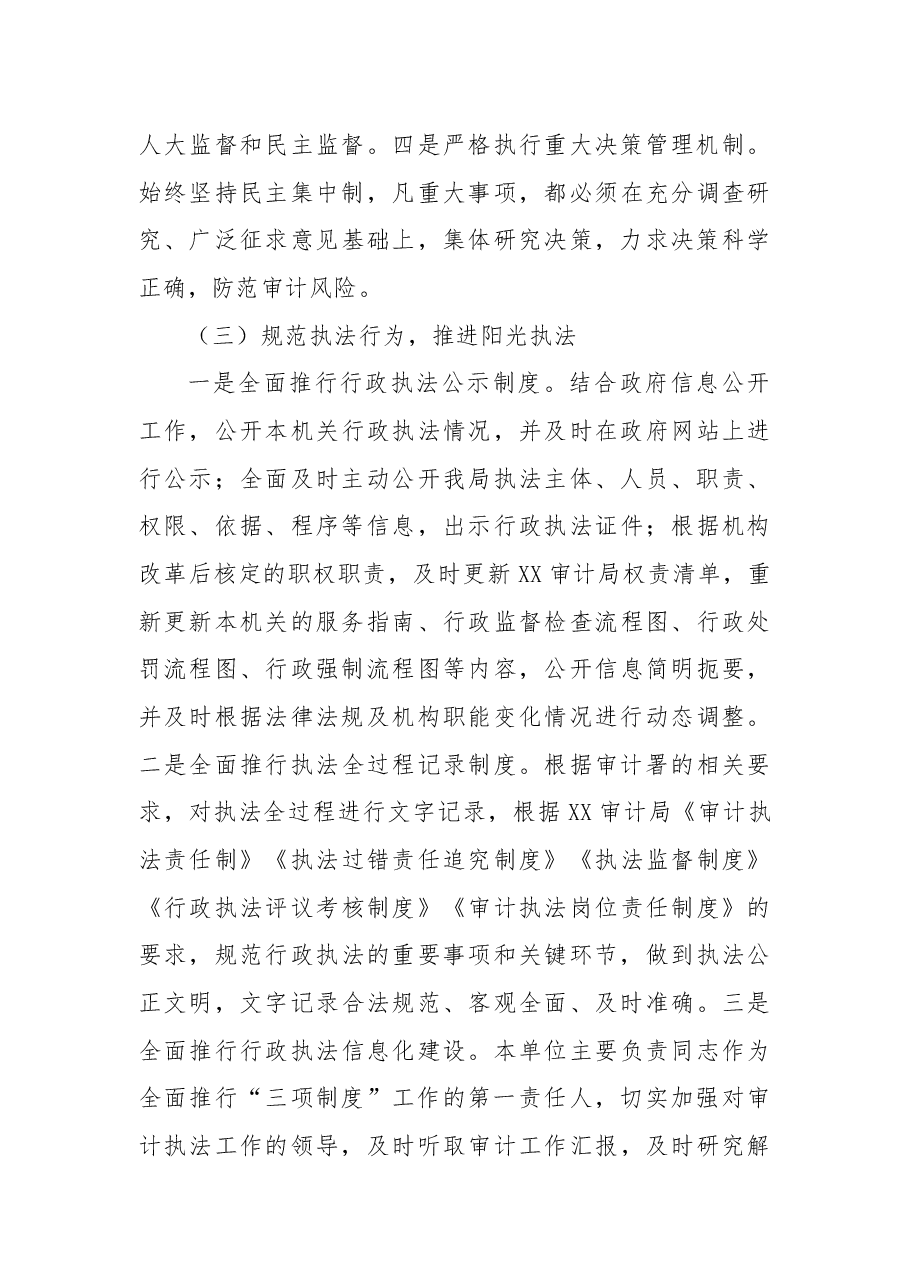 审计局2022年法治政府建设工作总结.docx,第3页预览