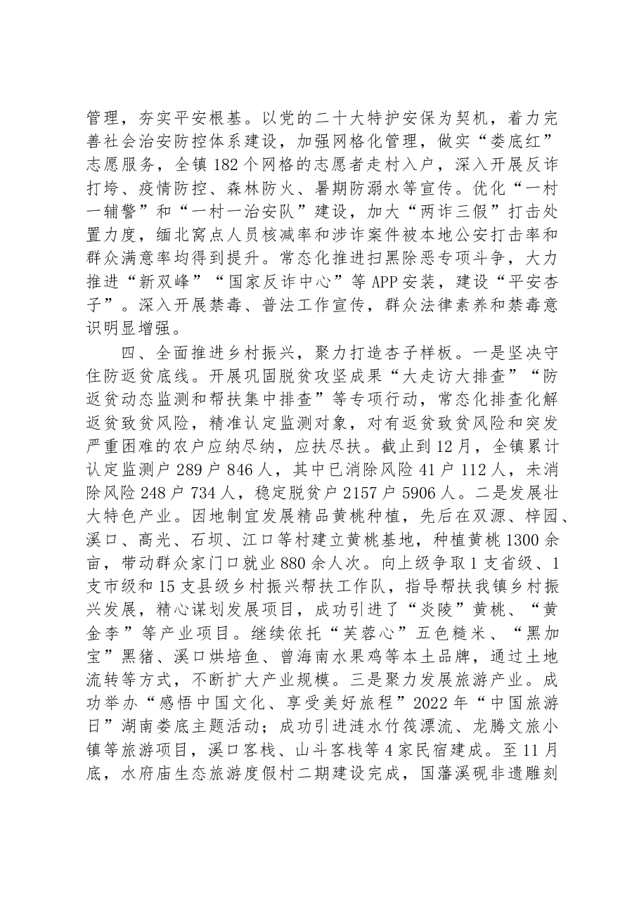 镇2022年工作总结和2023年工作思路.docx,第3页预览