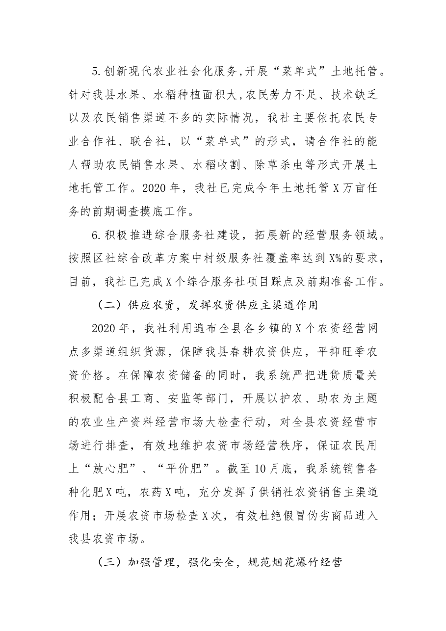 县供销合作社联合社工作总结及工作计划.docx,第3页预览