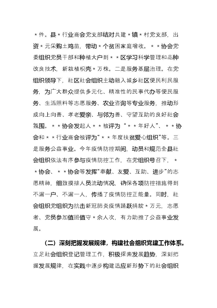 全县社会组织2021年度党建工作总结.docx,第2页预览