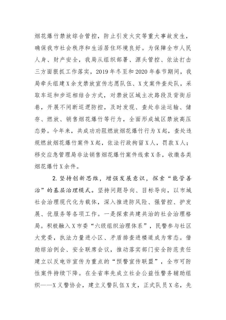 市公安局度工作总结及工作计划.docx,第2页预览