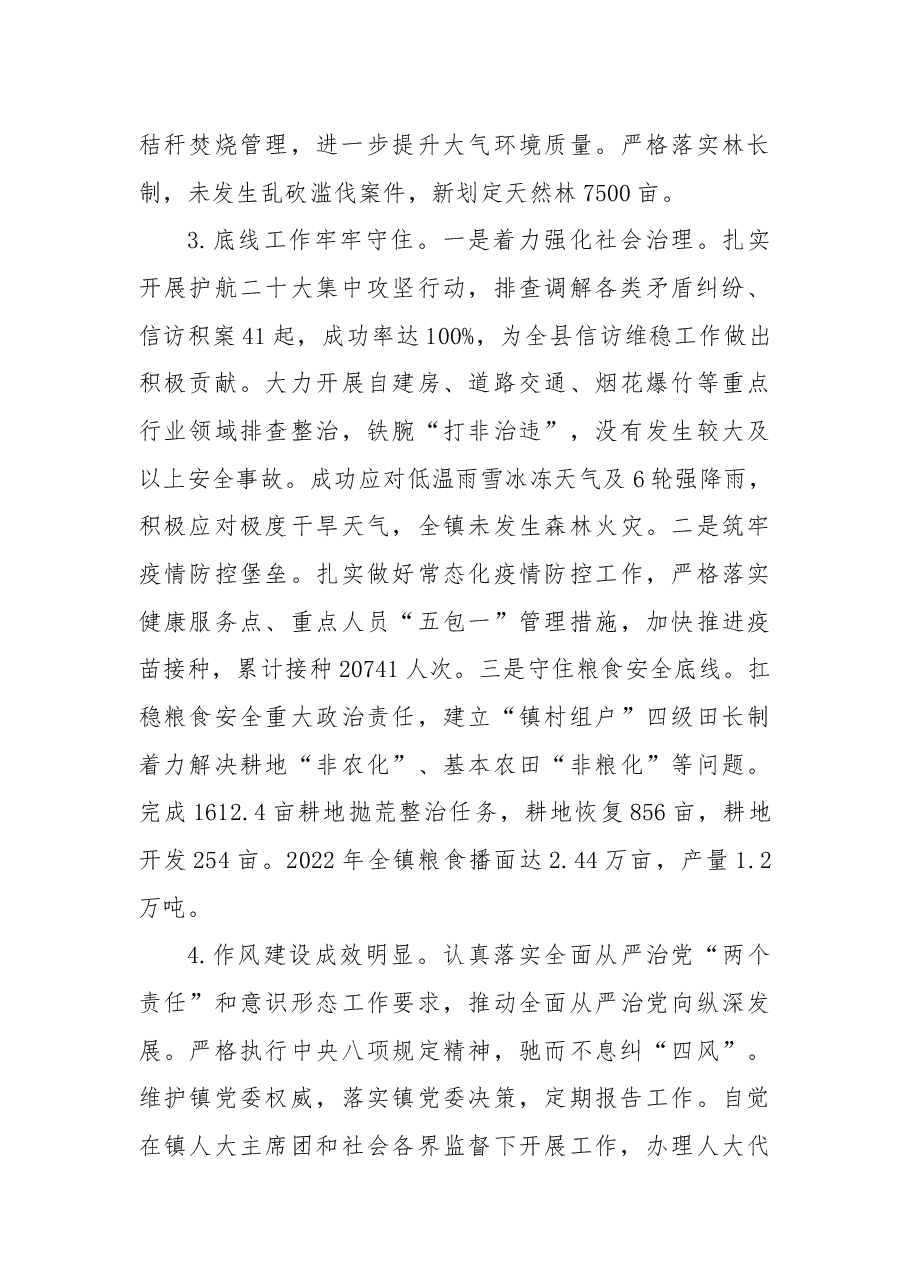 镇2022年政府工作总结.docx,第3页预览
