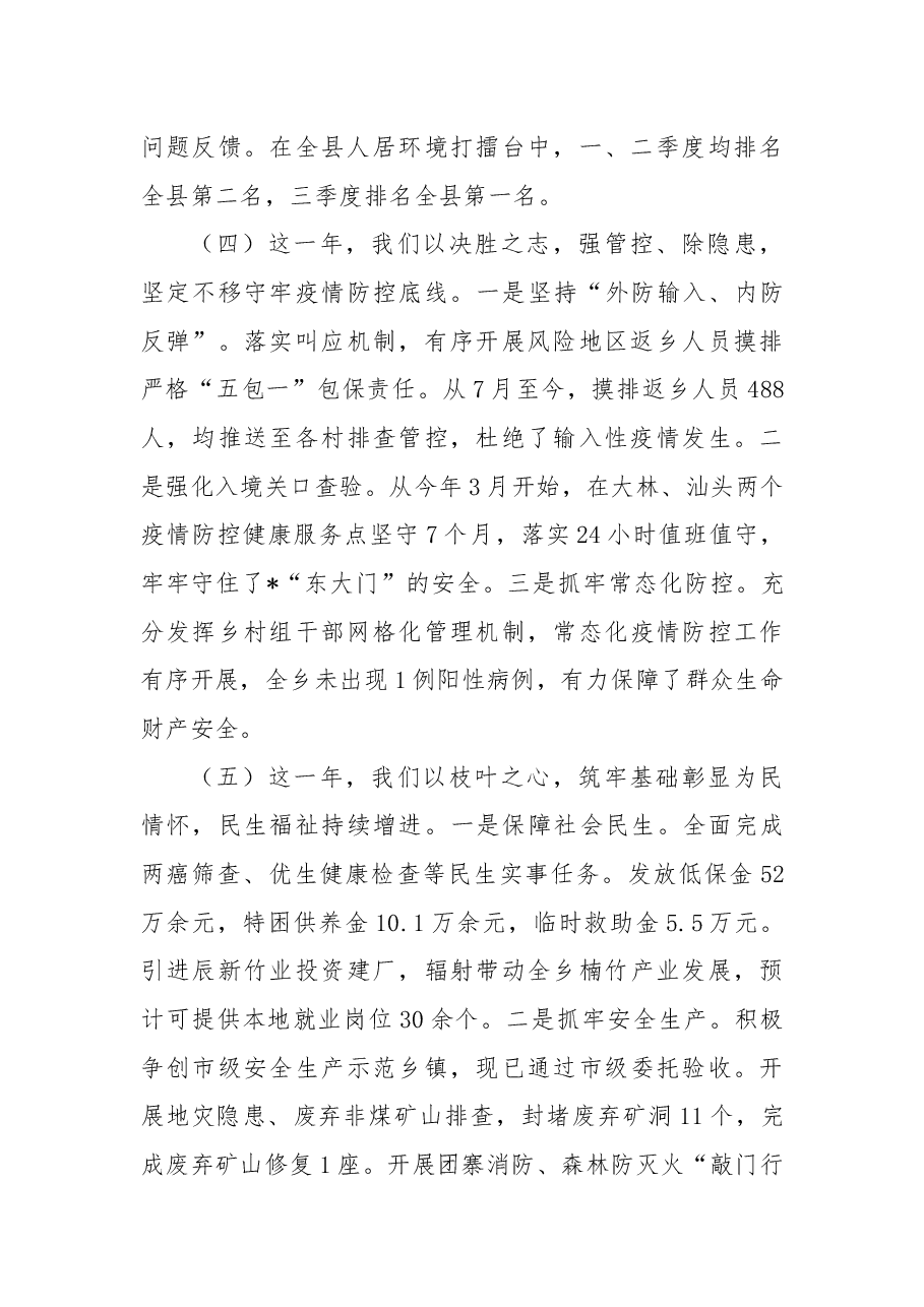 乡政府2022年工作总结及2023年工作计划.docx,第3页预览