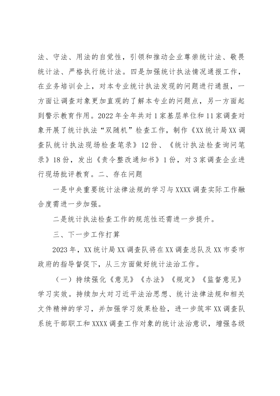 统计局某调查队工作总结及下一年工作计划.docx,第4页预览