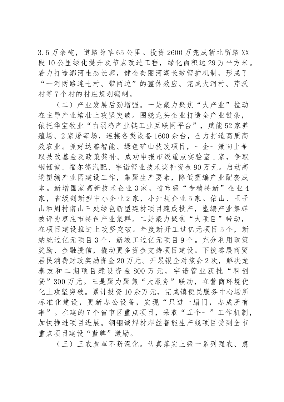 镇2022年工作总结暨2023年工作计划.docx,第2页预览