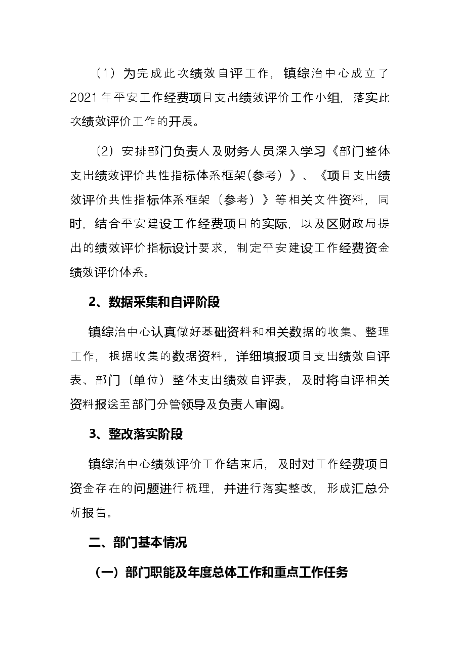 镇综治中心绩效自评工作总结.docx,第2页预览