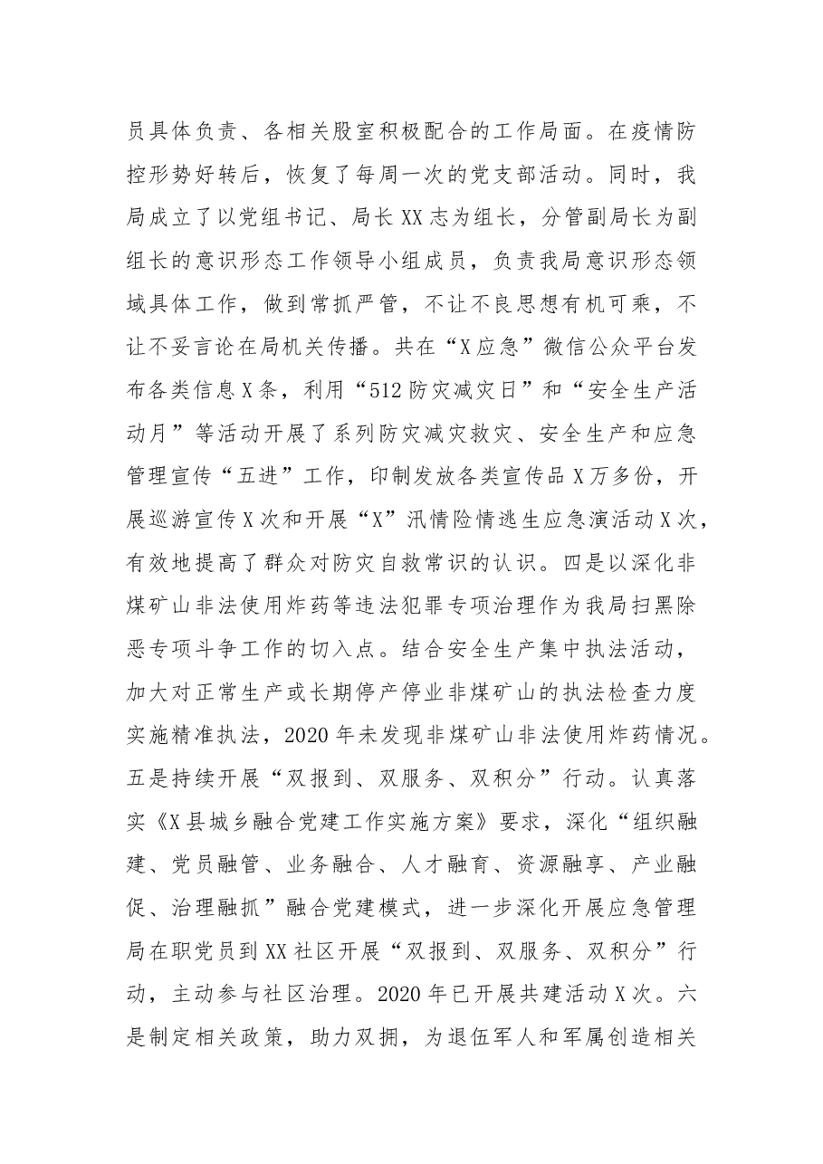县应急管理局党组党建工作总结.docx，第3页预览
