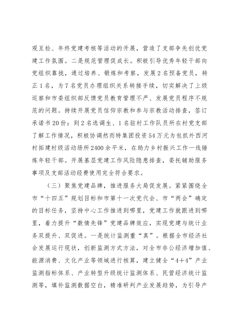 市统计局党支部2022年党建工作总结.docx,第3页预览
