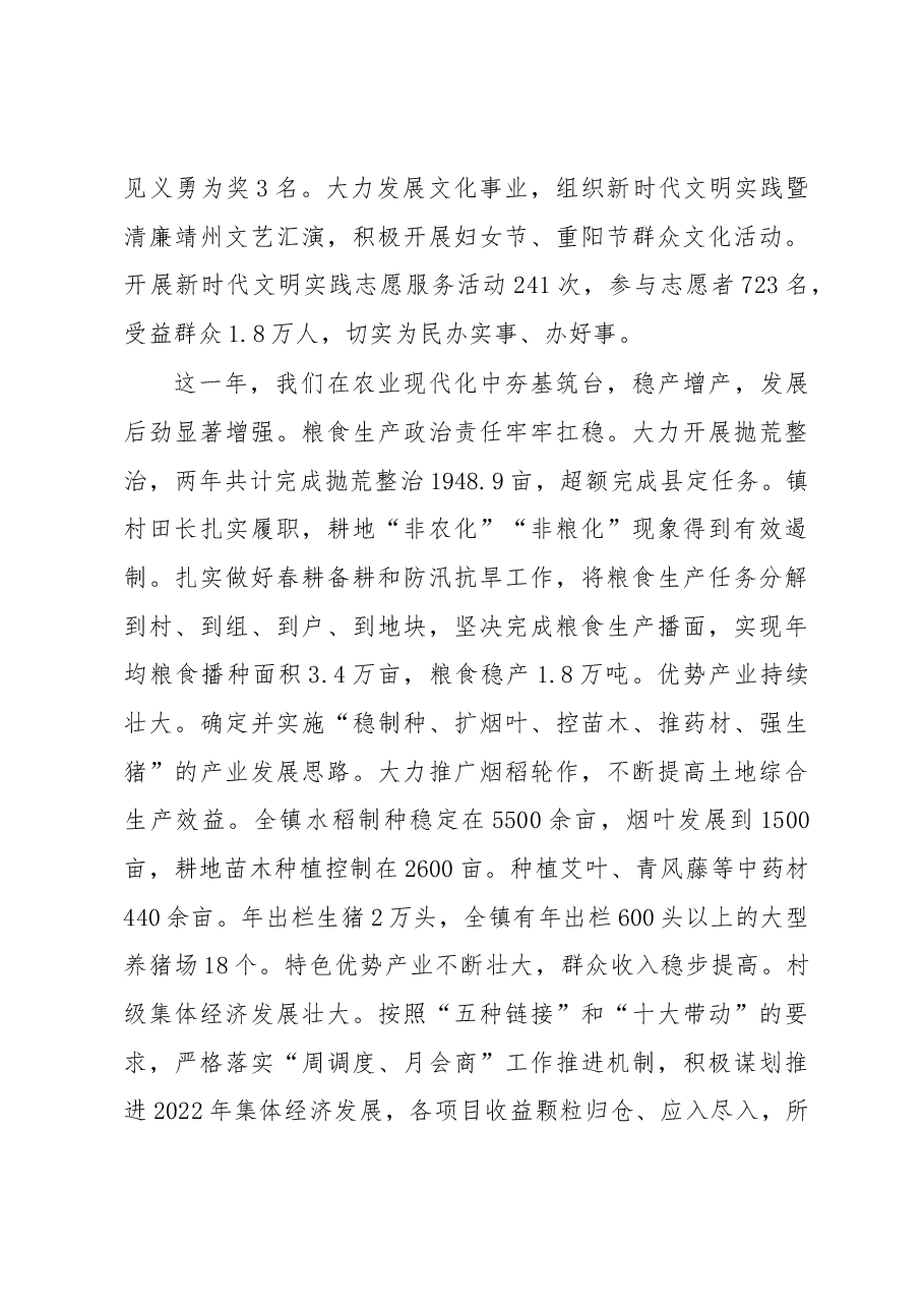 镇人民政府2022年工作总结.docx,第3页预览
