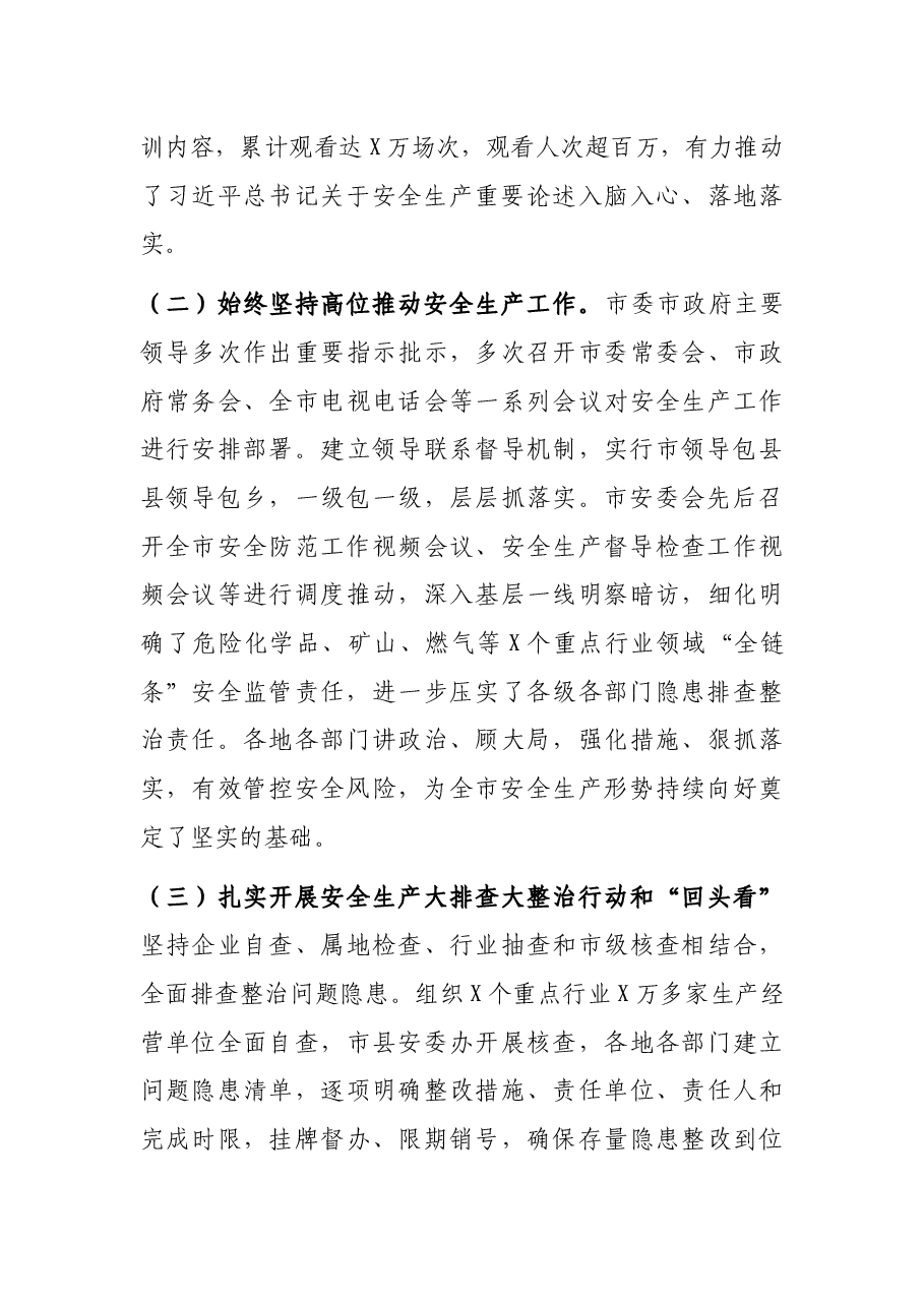 市应急局安全生产工作总结.docx,第3页预览