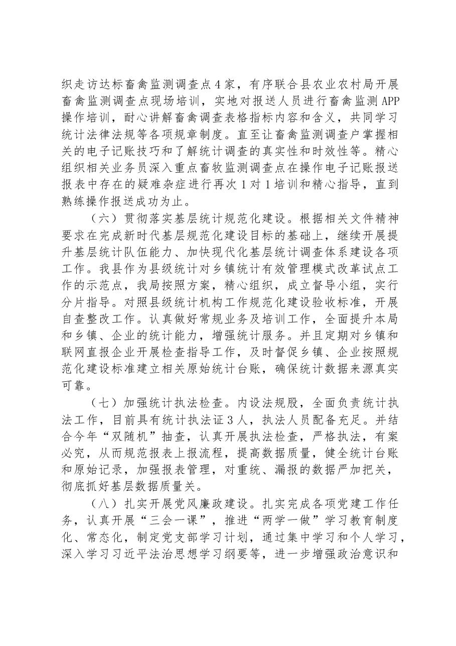 县统计局2022年工作总结和2023工作安排.docx,第3页预览