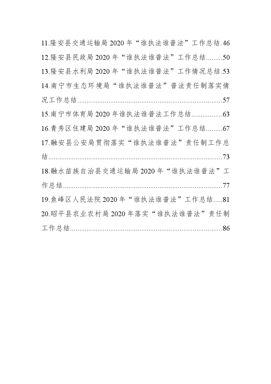 谁执法谁普法工作总结汇编.docx，第2页预览