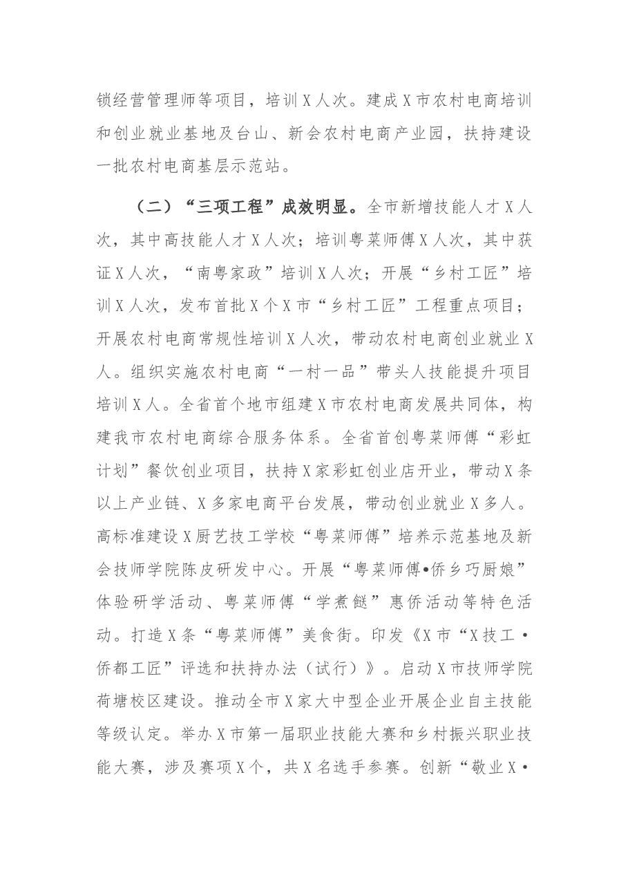 市人力资源和社会保障局2021年工作总结及2022年工作计划.docx,第2页预览