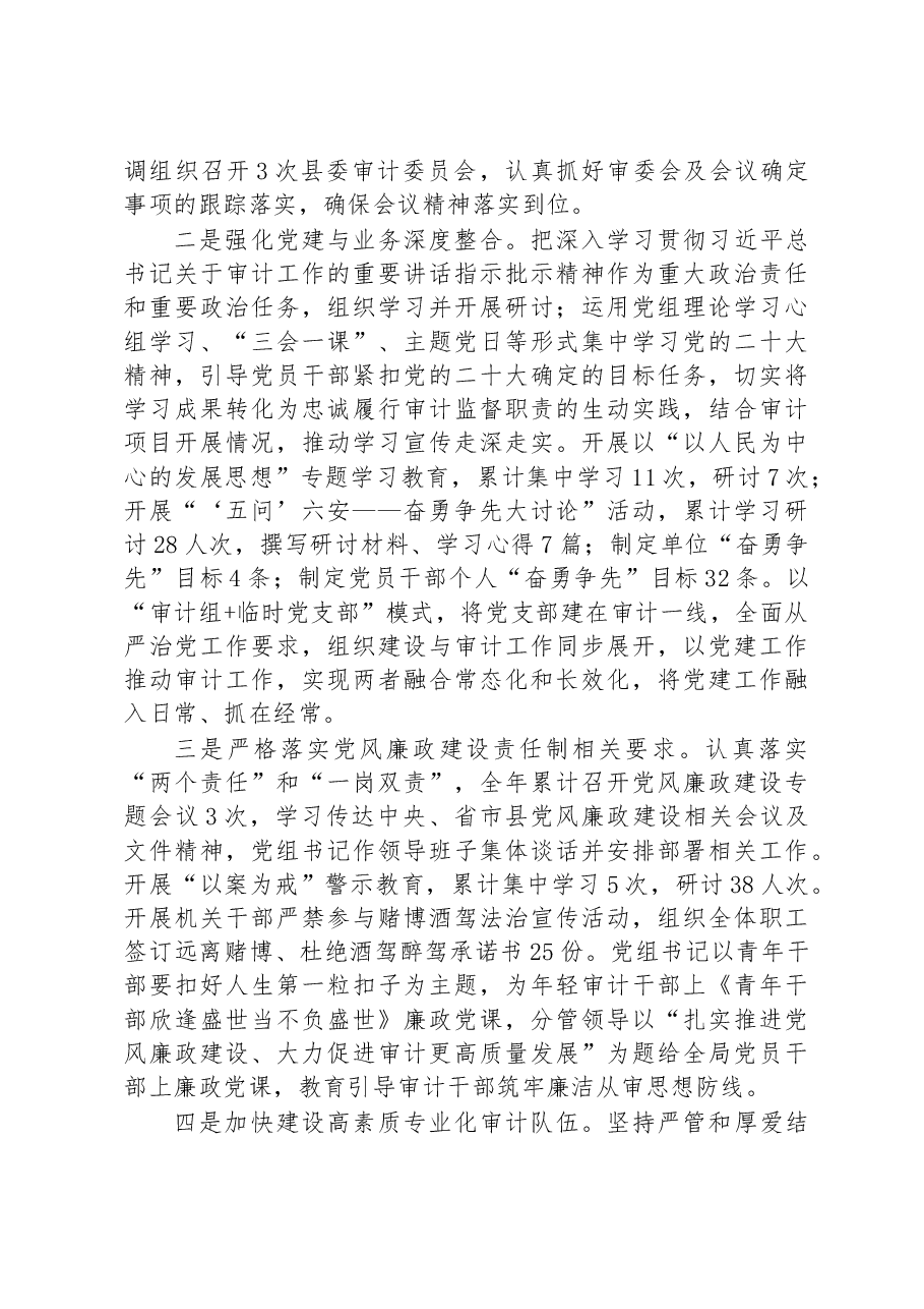 县审计局2022年工作总结和2023年工作安排.docx,第4页预览