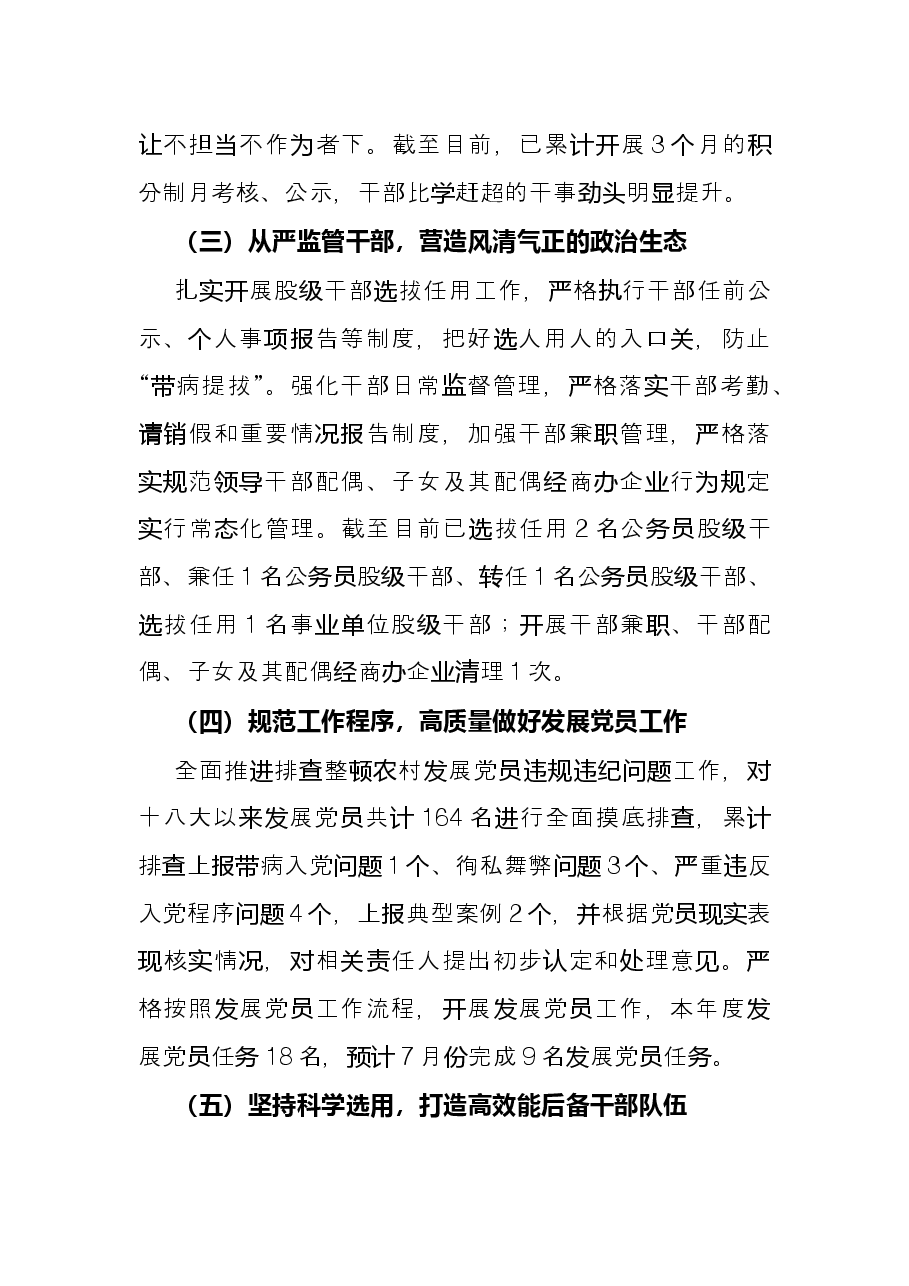 镇2022年上半年组织工作总结.docx,第2页预览