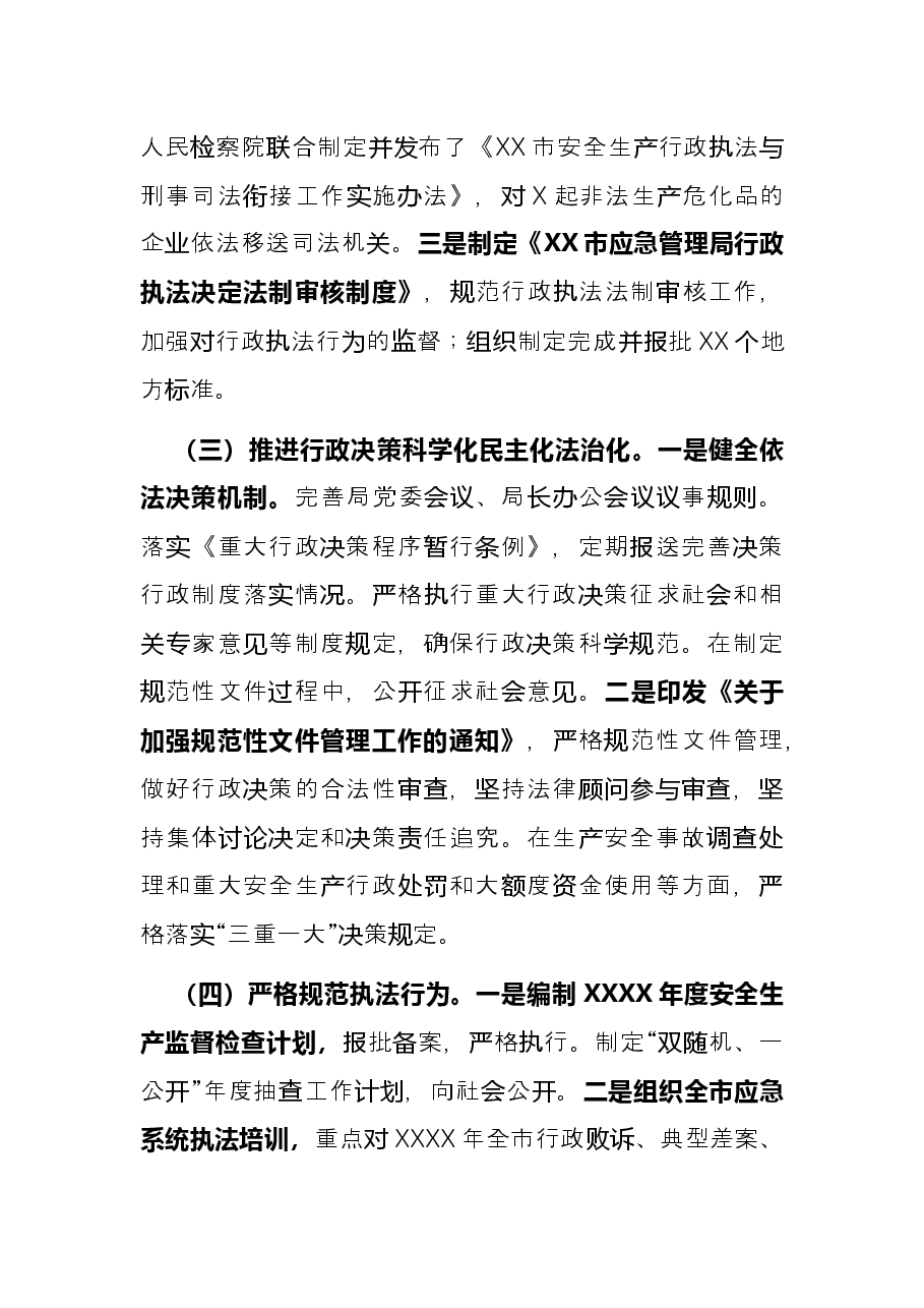 市应急局依法治市工作总结.docx,第2页预览
