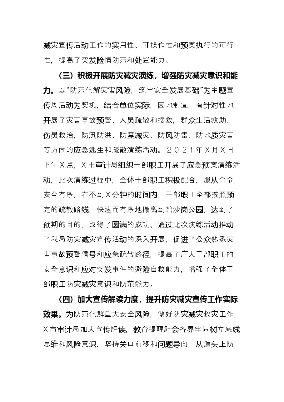 市审计局2021年防灾减灾救灾工作总结.docx,第3页预览