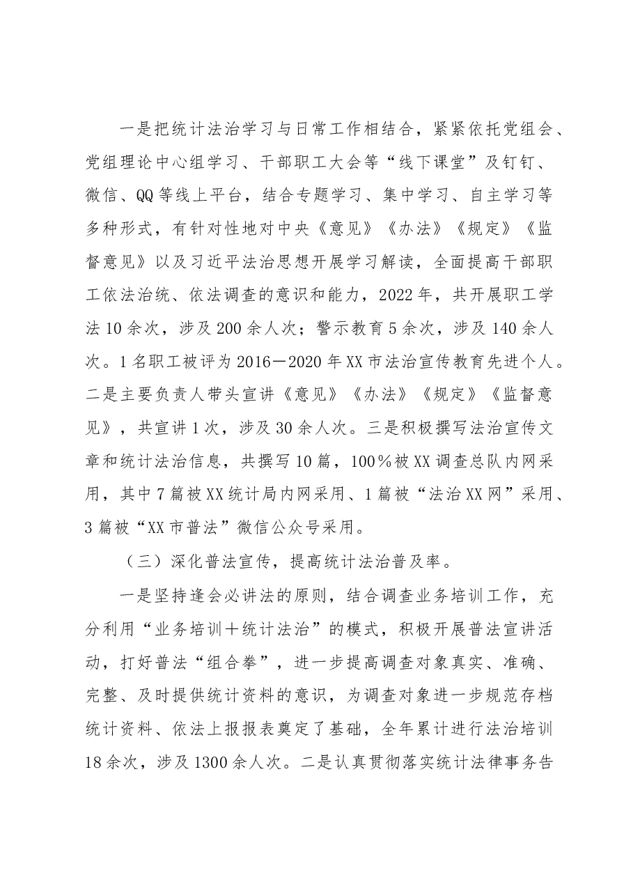 统计局某调查队工作总结及下一年工作计划.docx,第2页预览