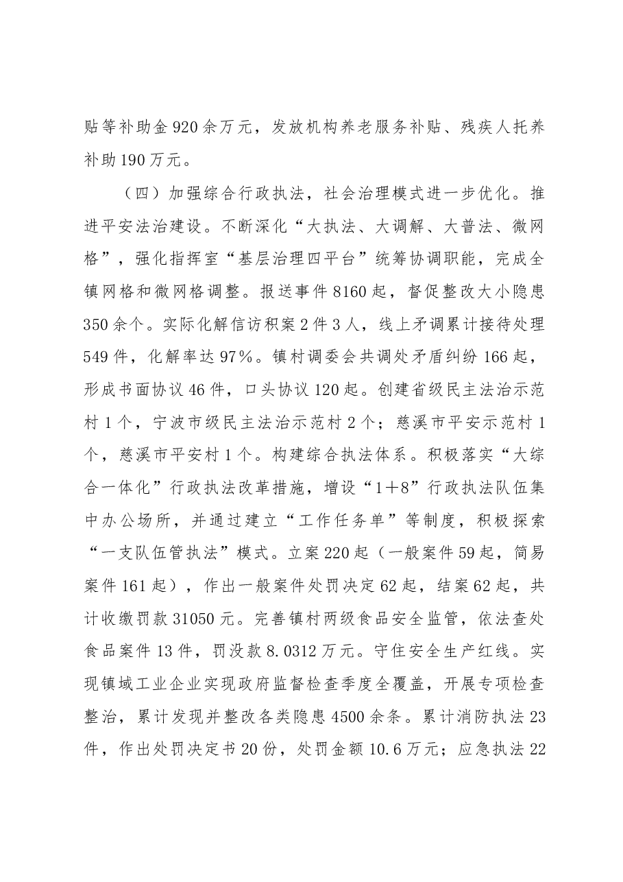 镇2022年工作总结及2023年工作思路.docx,第4页预览