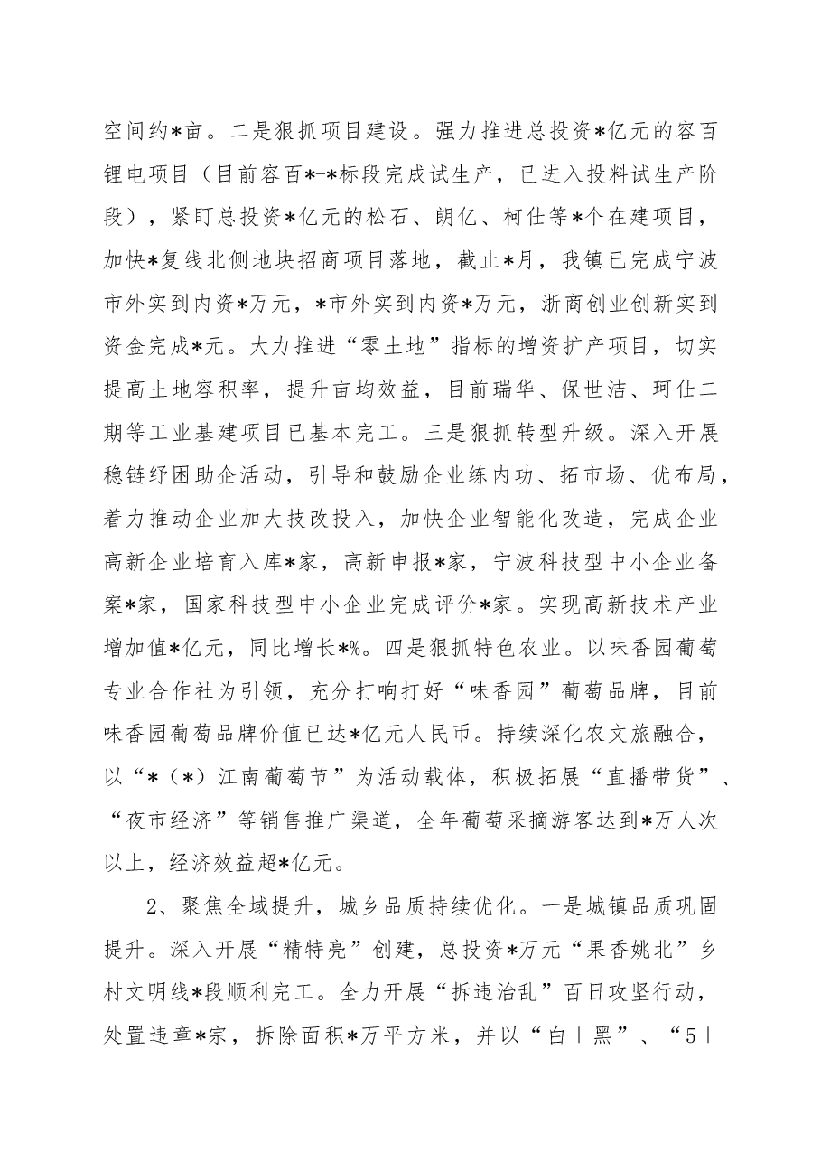 镇2022年度工作总结和2023年工作思路.docx,第2页预览