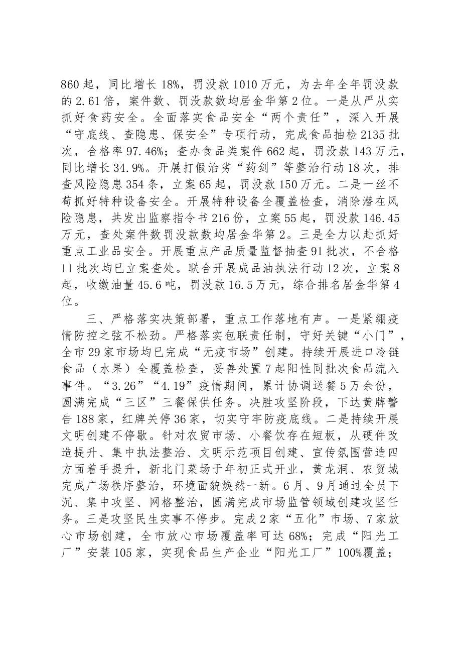 市市场监管局2022年工作总结及2023年工作思路.docx,第2页预览