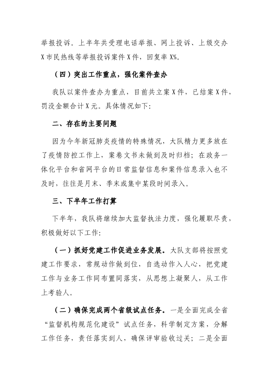 卫生执法大队关于上半年工作总结及下半年工作计划的报告.docx,第4页预览