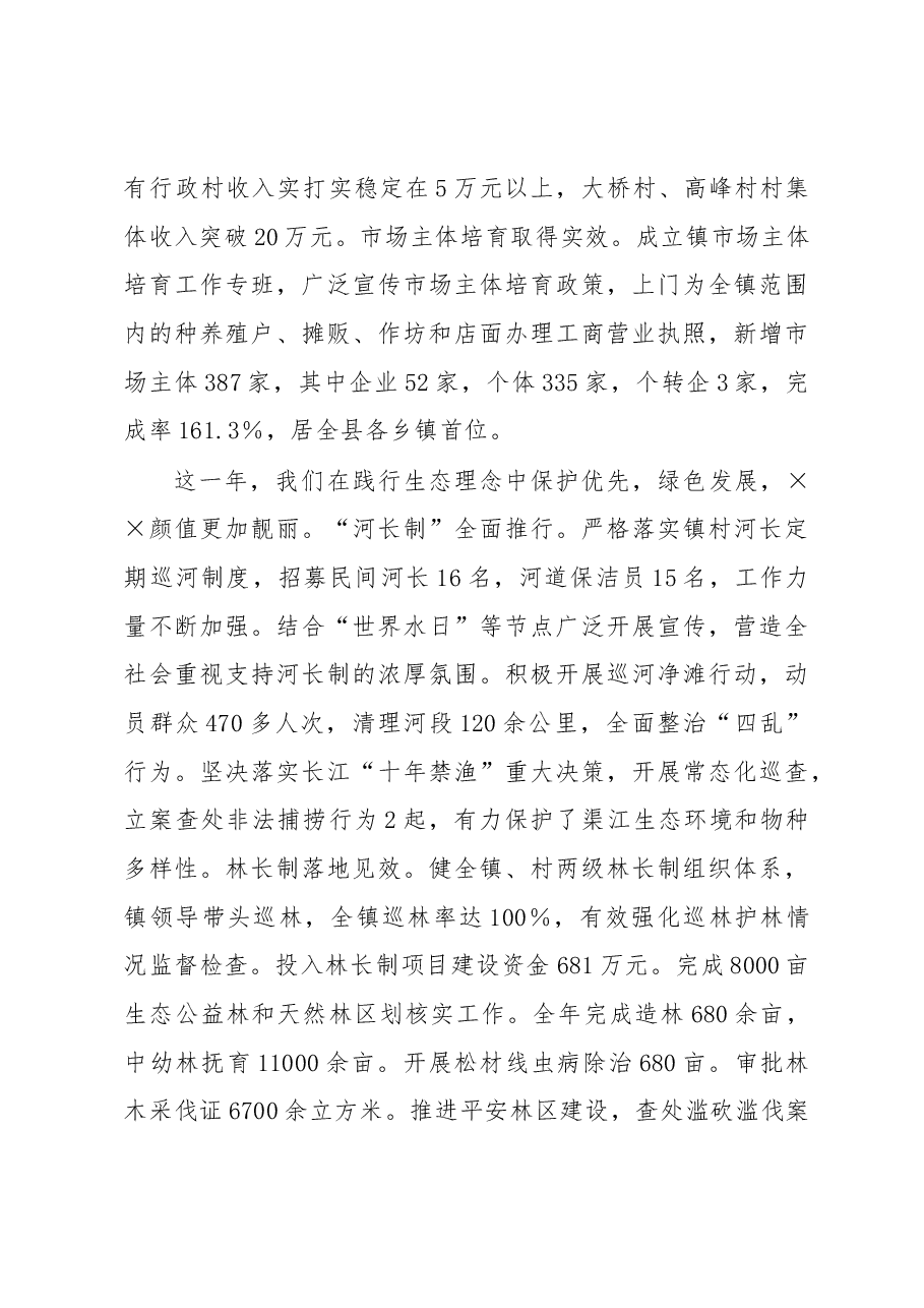镇人民政府2022年工作总结.docx,第4页预览