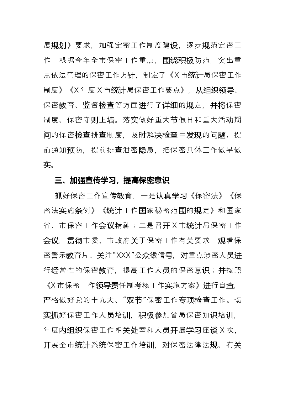 市统计局X年保密工作总结.docx,第2页预览
