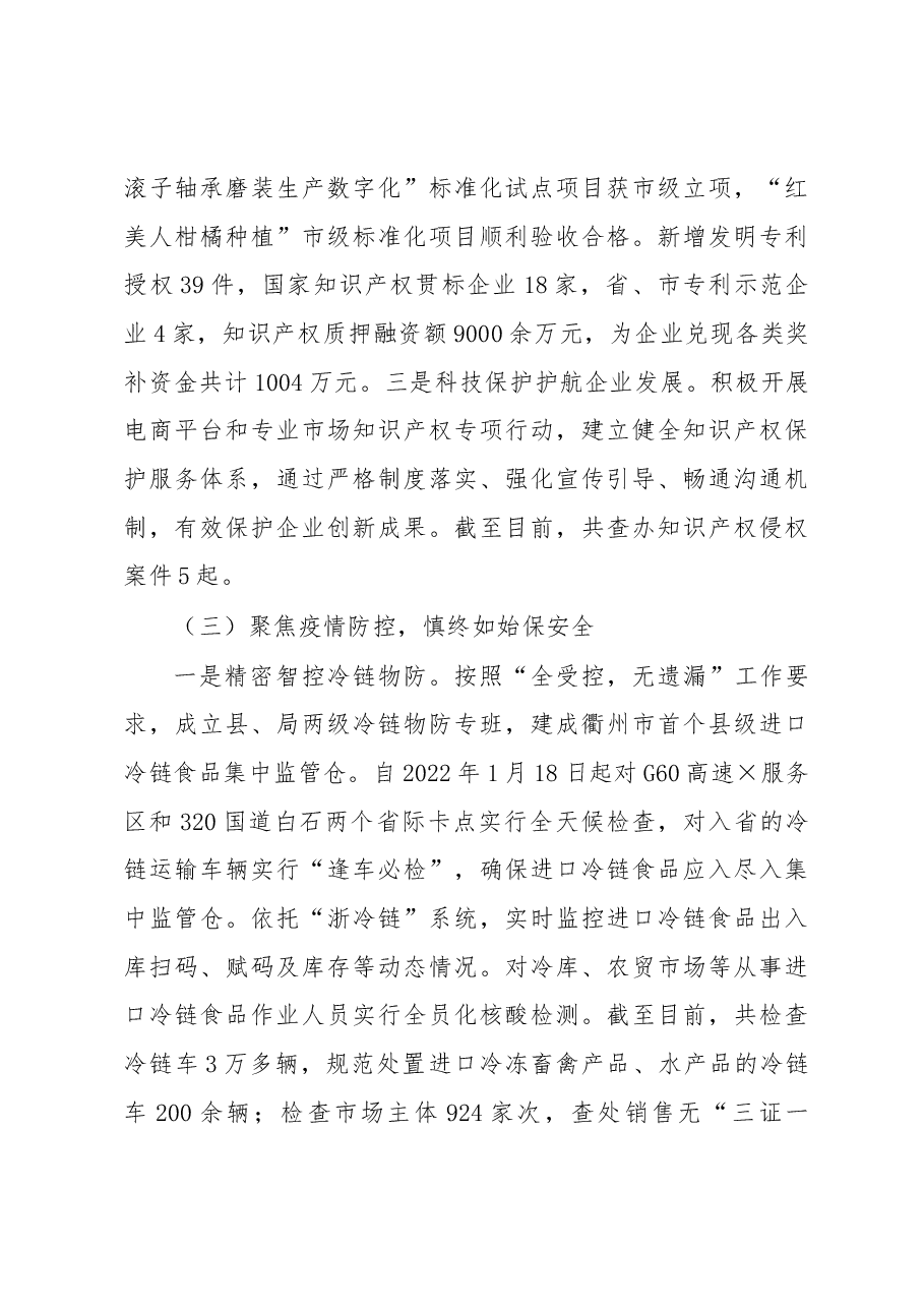 县市监局2022年工作总结及2023工作思路.docx,第3页预览