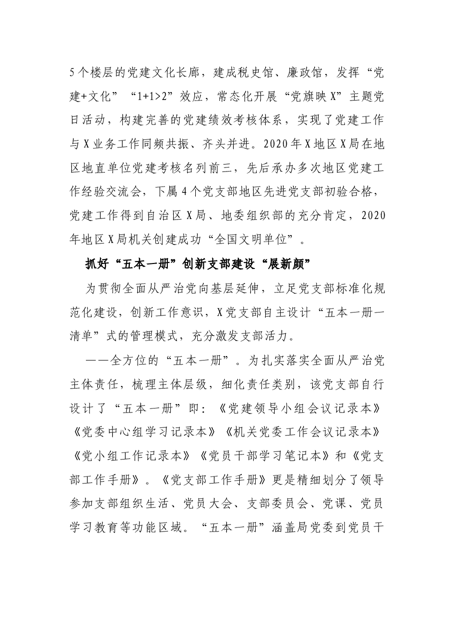 X先进党支部申报材料.docx,第2页预览
