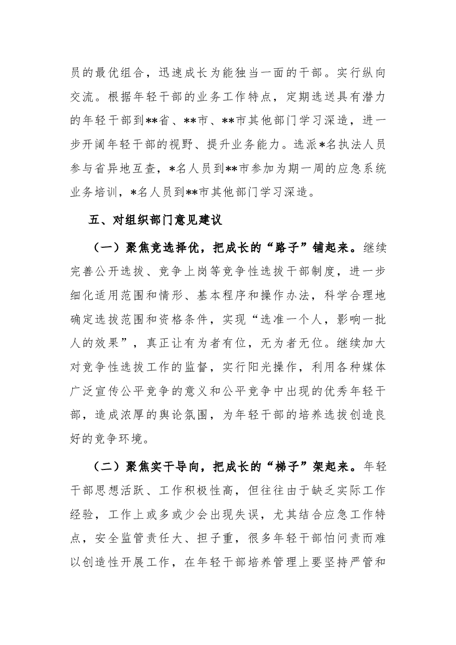 市应急管理局年轻干部专题调研活动情况总结.docx,第4页预览
