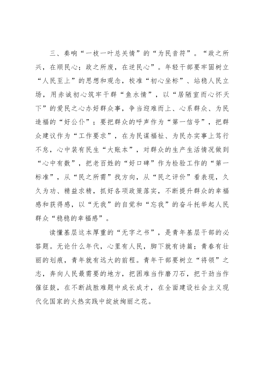 青年干部2023年交流发言心得体会.docx,第3页预览