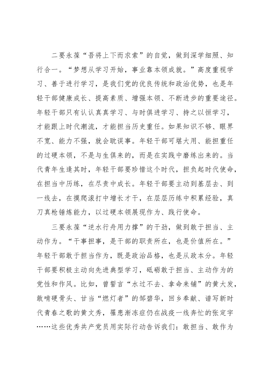 年轻干部为中国式现代化添彩助力研讨发言.docx，第2页预览