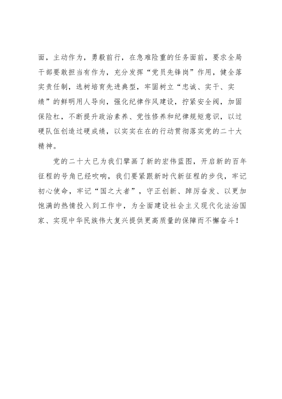 二十大精神法治方面学习研讨交流发言.docx,第4页预览