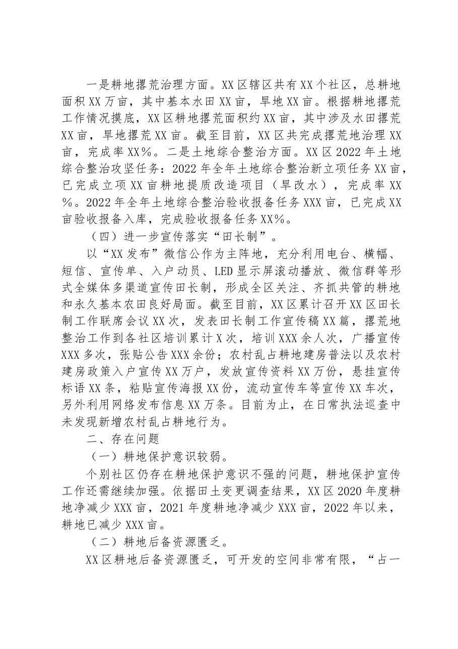 区关于耕地保护“田长制”的调研报告.docx,第3页预览