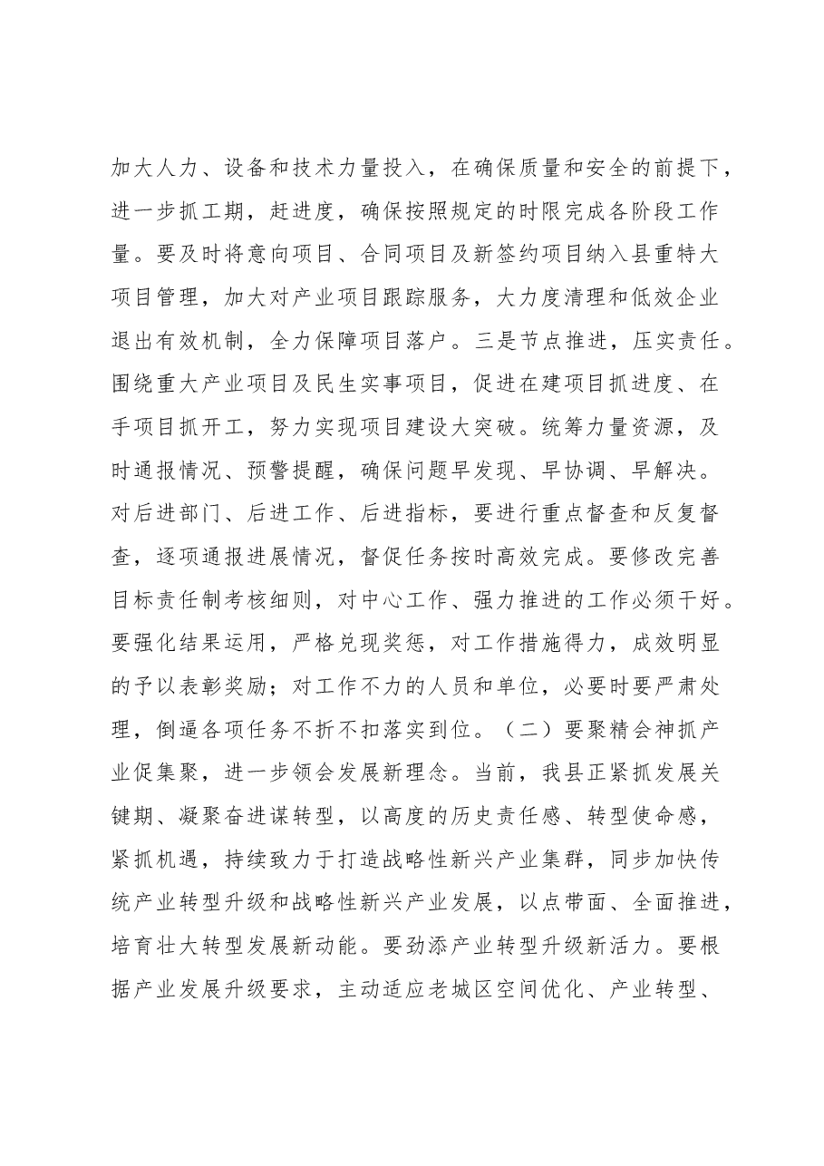 县委常委、常务副县长在全县发展改革大会上的讲话.docx,第2页预览