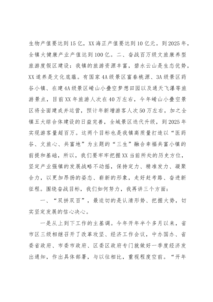 在全镇“双拼双百”战斗动员大会上的讲话.docx,第3页预览