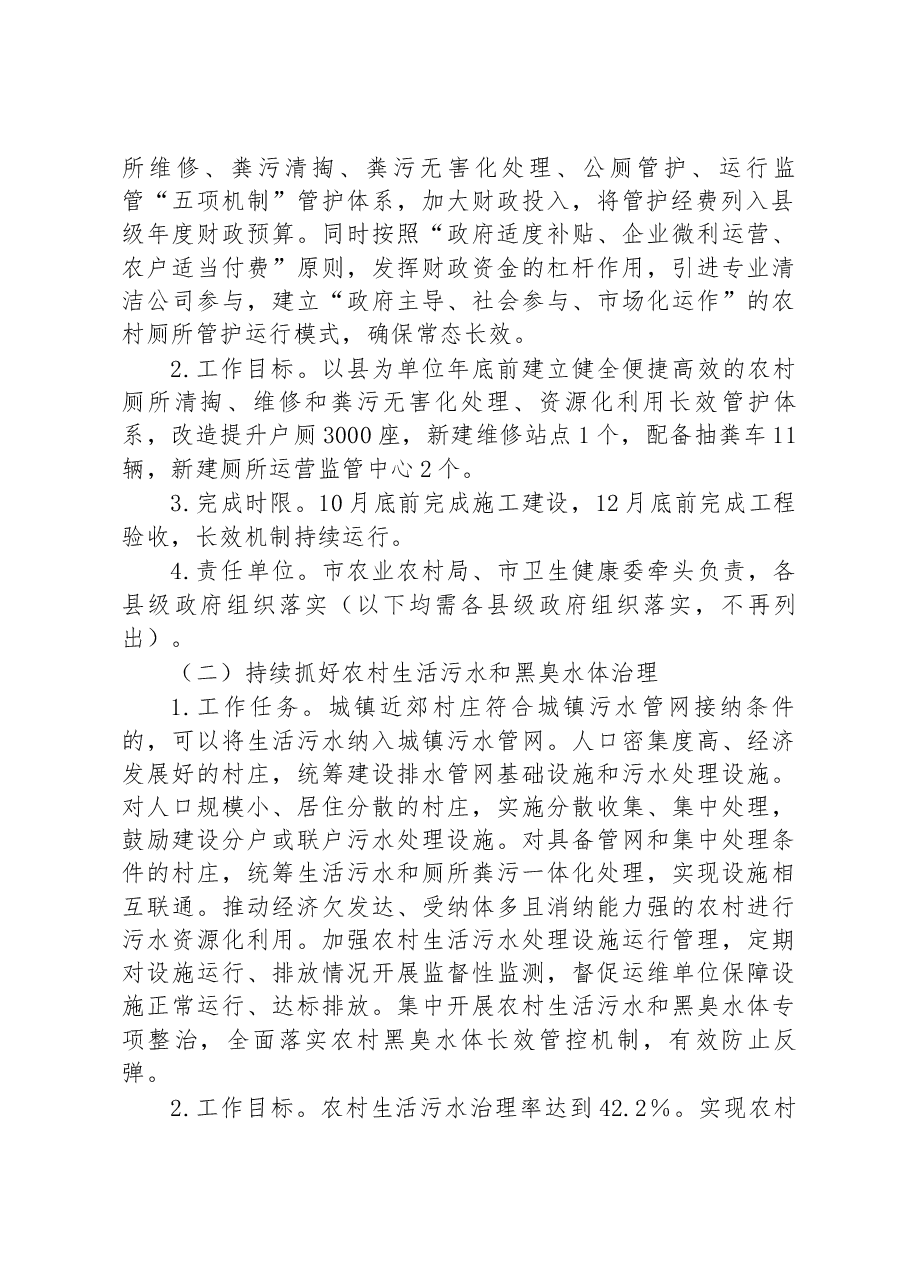 市2023年农村人居环境整治提升工作方案.docx,第2页预览