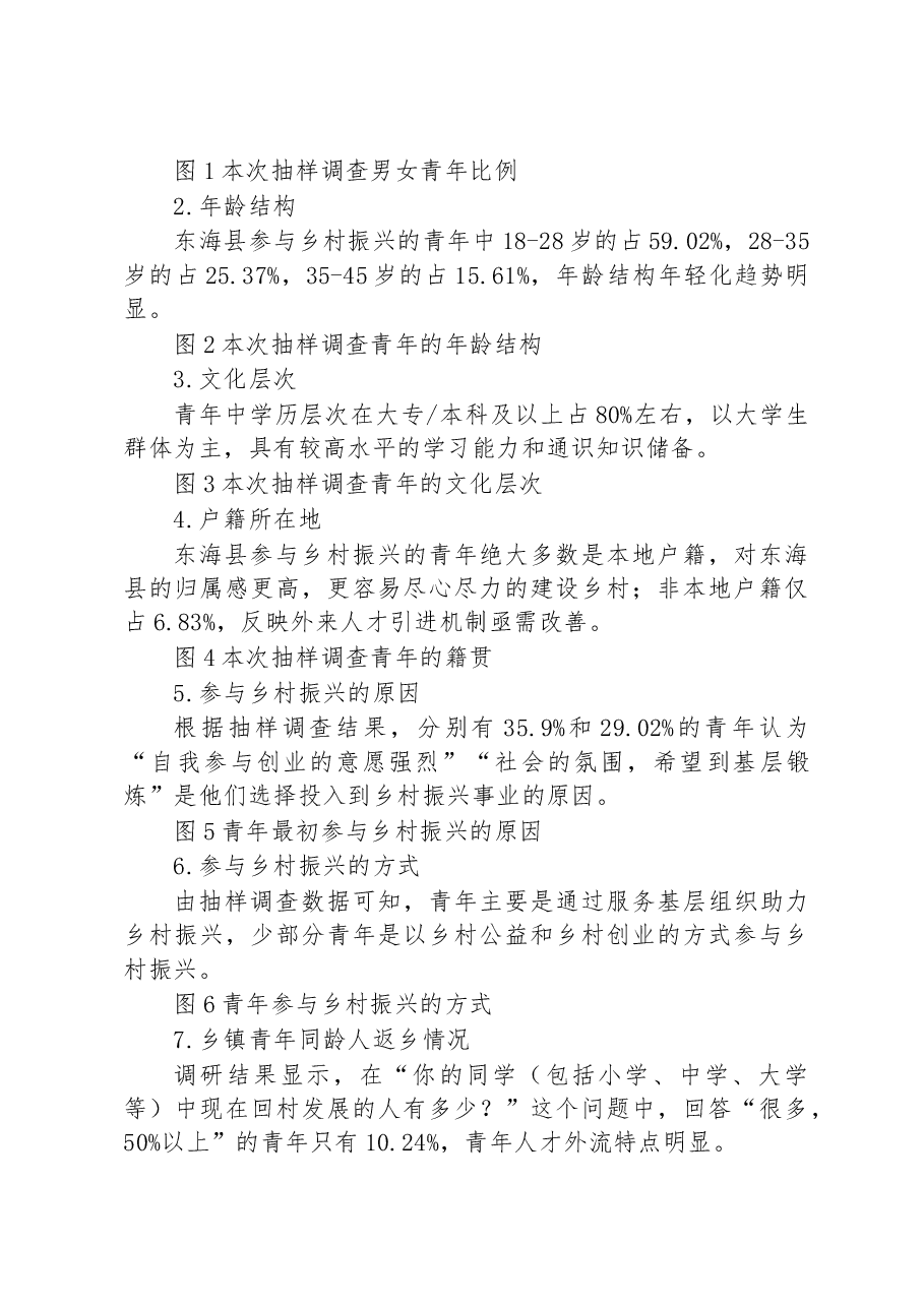 青年参与乡村振兴的路径及机制建立调研报告(以东海县为例).docx,第2页预览
