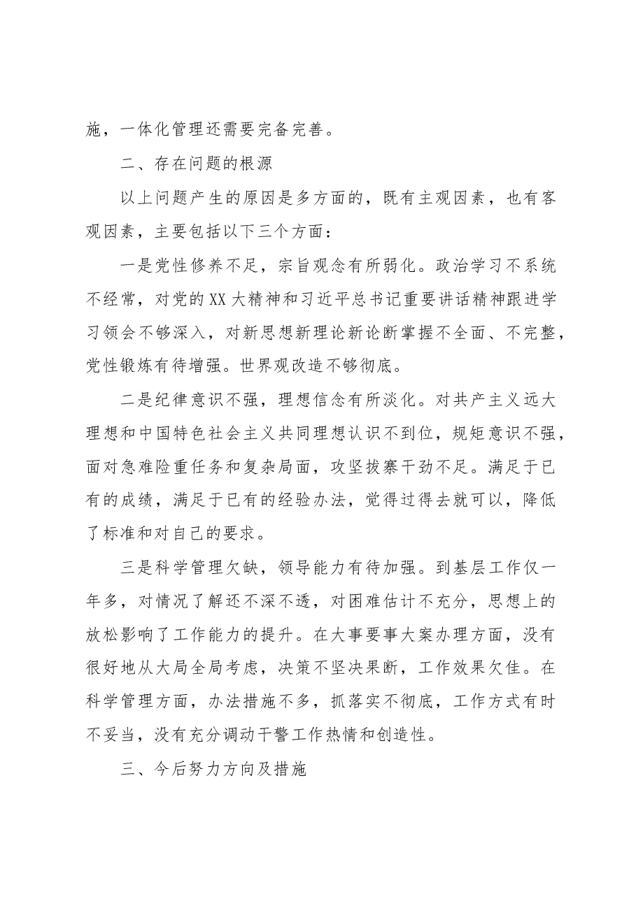 领导干部严守党的政治纪律和政治规矩党性分析材料.docx,第3页预览