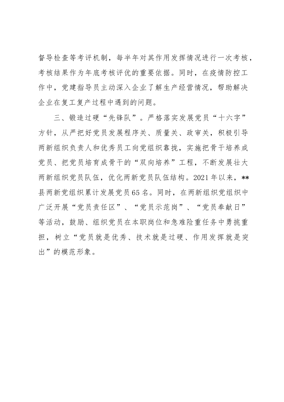 两新党建工作经验交流材料.docx,第2页预览