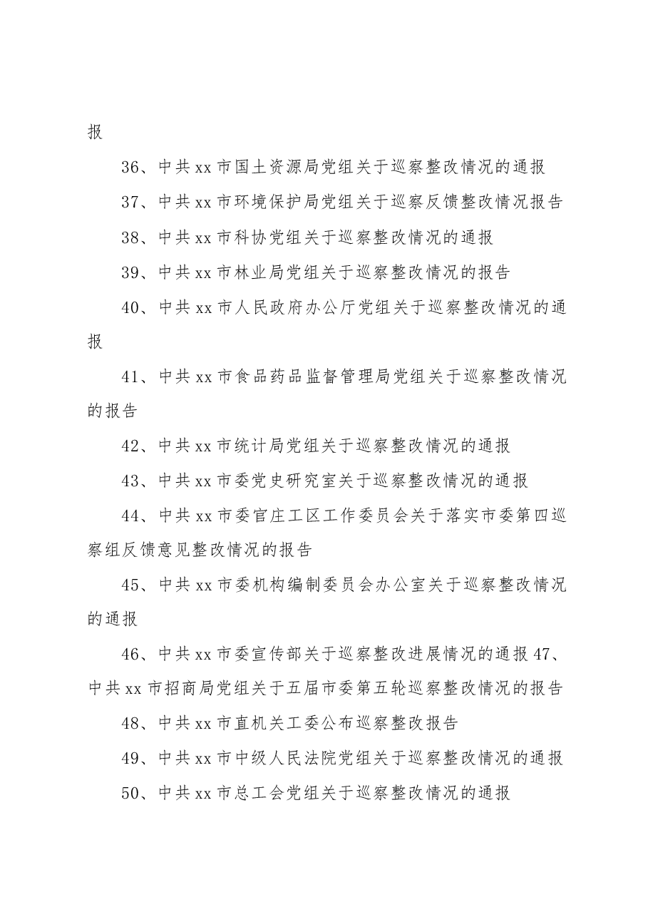 (50篇)巡视巡察整改情况报告汇编.docx,第3页预览