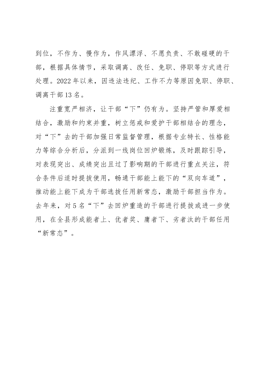 激励干部担当作为经验材料.docx,第2页预览