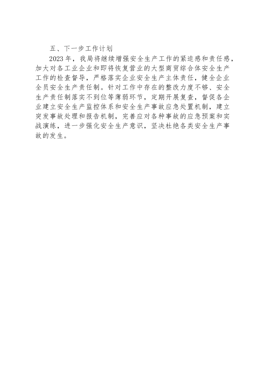 区工业和信息化局一季度安全生产工作总结.docx,第2页预览